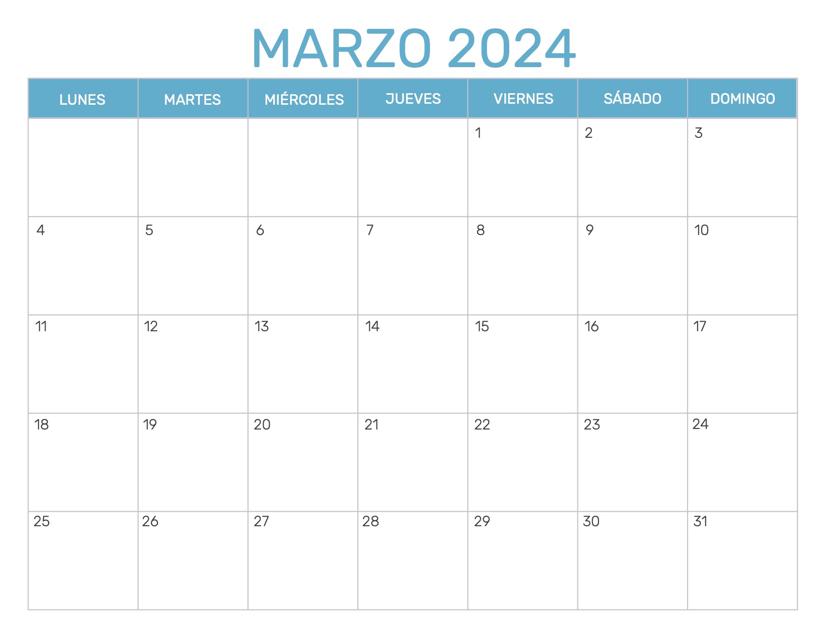 Chequeo Marzo