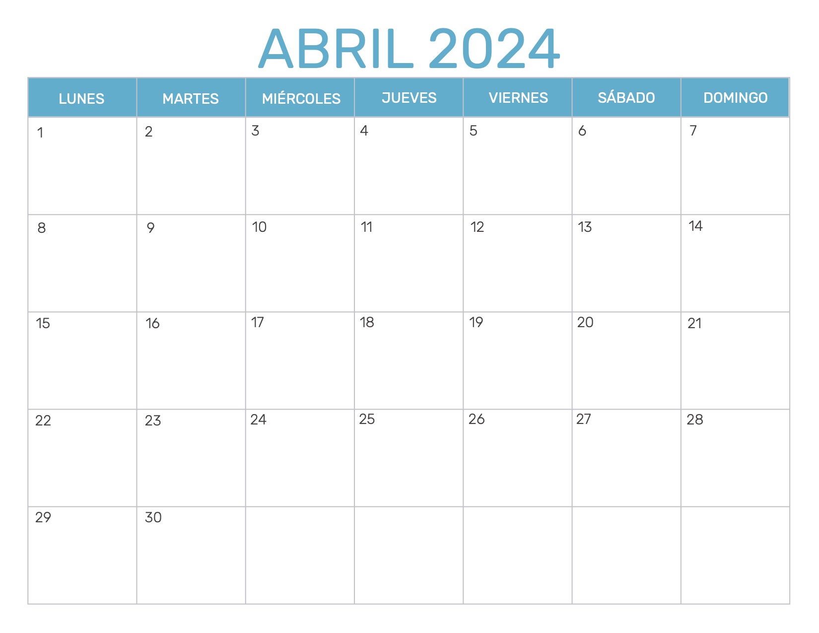 Chequeo Abril