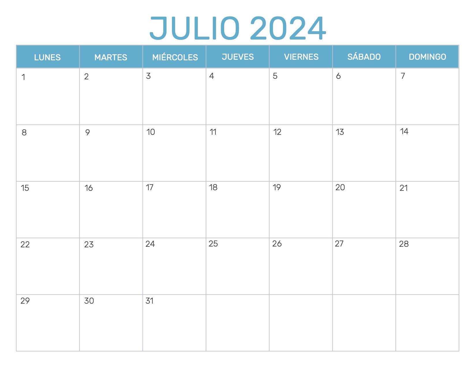 Chequeo Julio