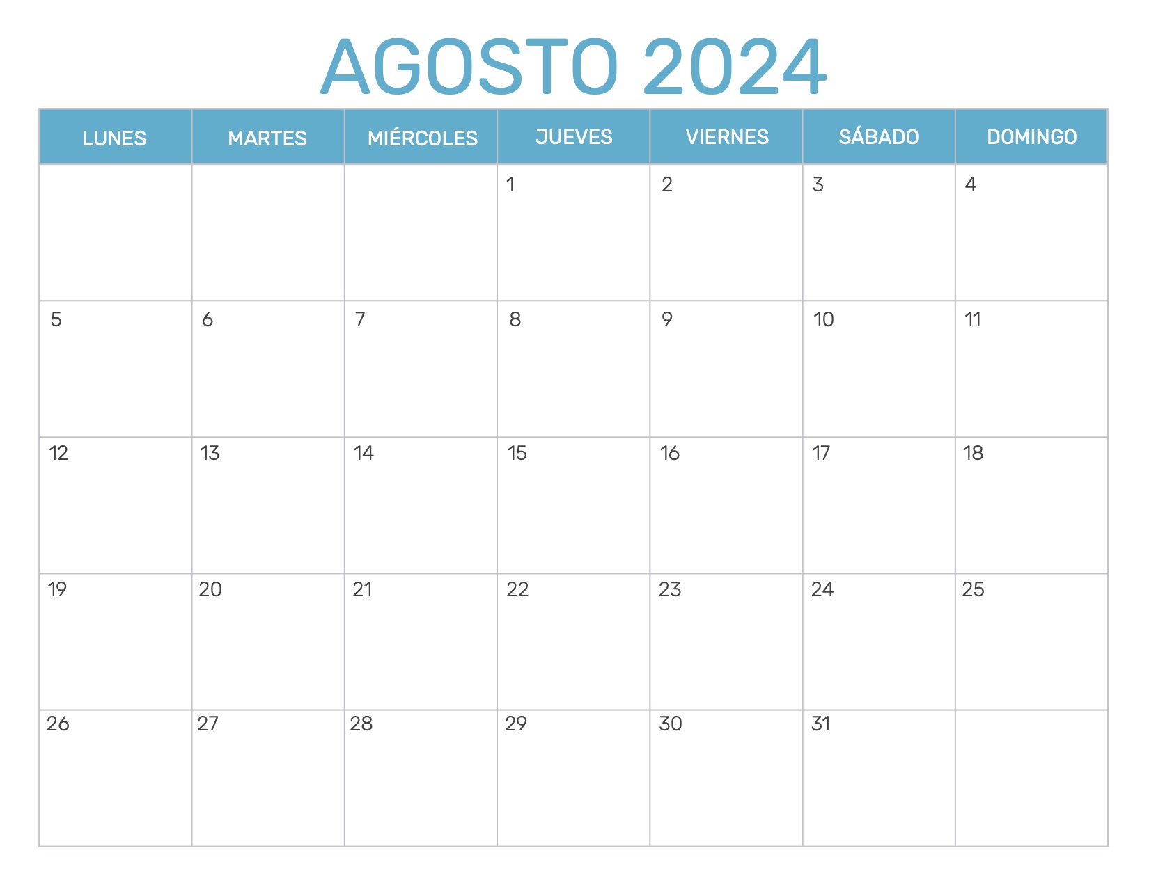 Chequeo Agosto