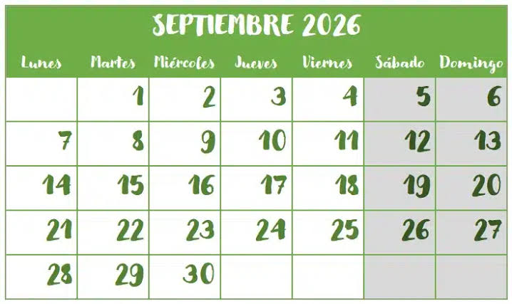 Chequeo Septiembre